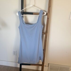 SHEIN Light Blue Sleeveless Dress